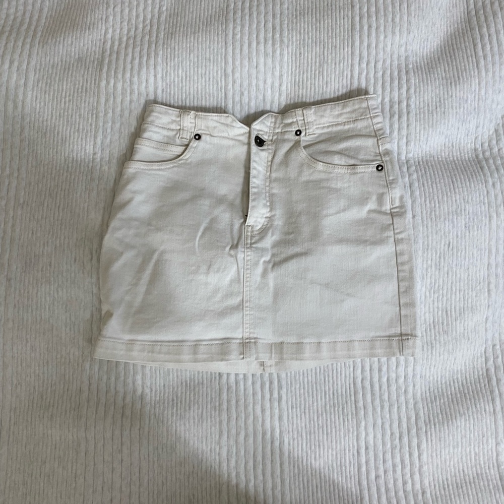 Free people denim skirt
